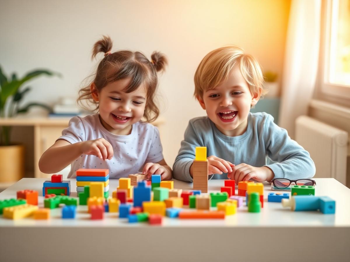 Bambini che giocano insieme